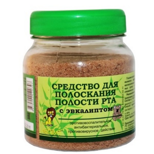 Средство для полоскания полости рта и горла с эвкалиптом