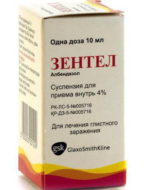 Зентел (суспензия)