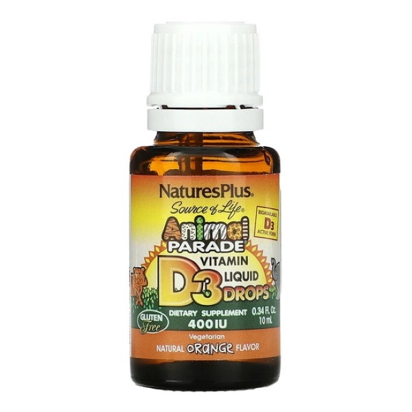 Парад зверят витамин д3 200 ме для детей с апельсиновым вкусом