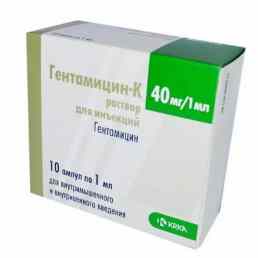 Гентамицин к
