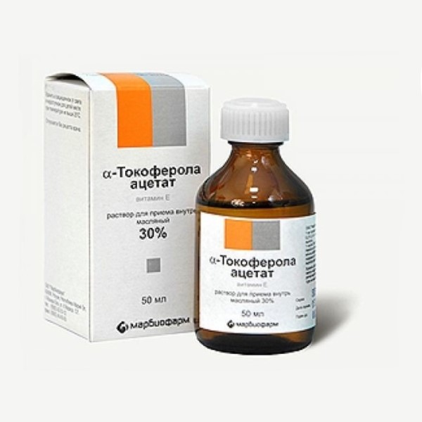 Альфа-токоферола ацетат (витамин е)