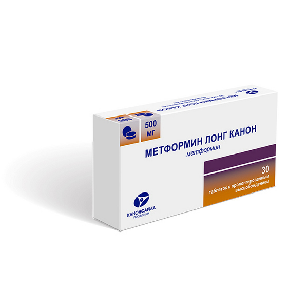 Метформин лонг канон