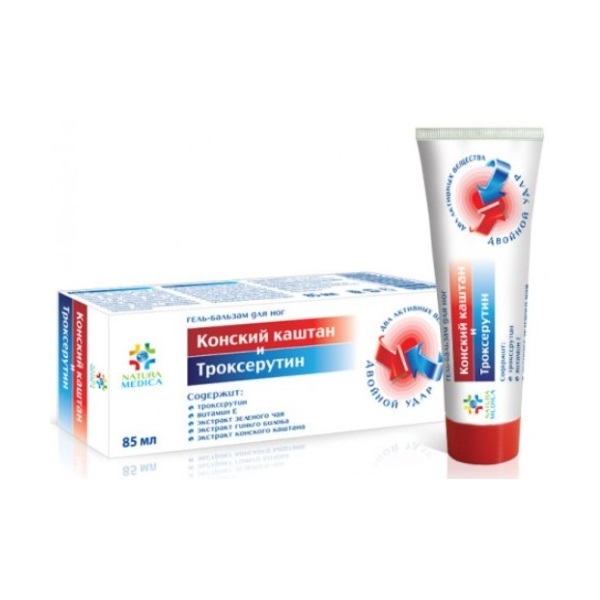 Natura Medica конский каштан и троксерутин