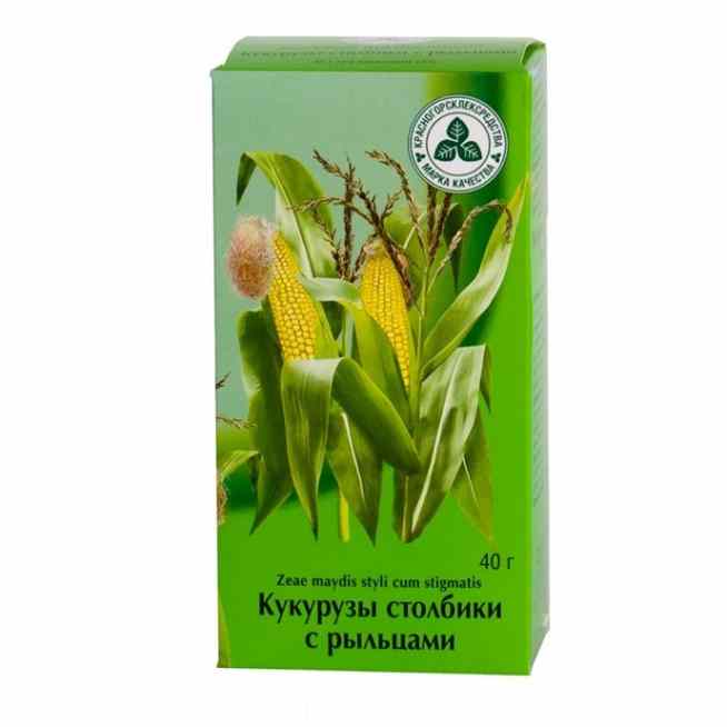 Кукурузы столбики с рыльцами