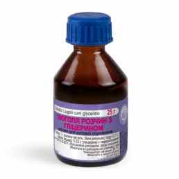 Люголя раствор с глицерином