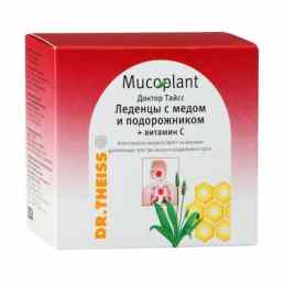Доктор тайсс леденцы с медом и подорожником + витамин с