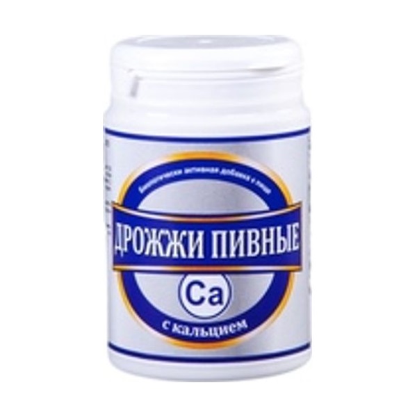 Дрожжи пивные с кальцием