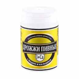Дрожжи пивные с йодом и кальцием