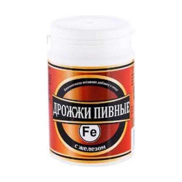 Дрожжи пивные с железом