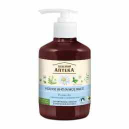 Зеленая аптека нежное интимное мыло ромашка