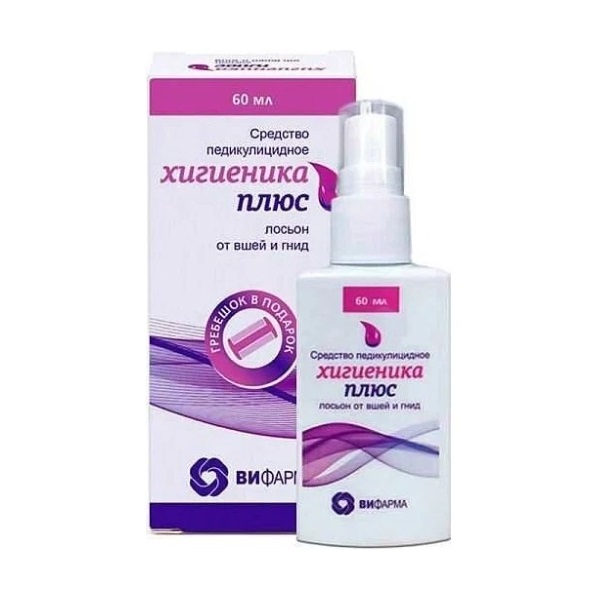 Хигиеника плюс средство педикулицидное