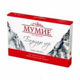 Мумие алтайское бальзам гор