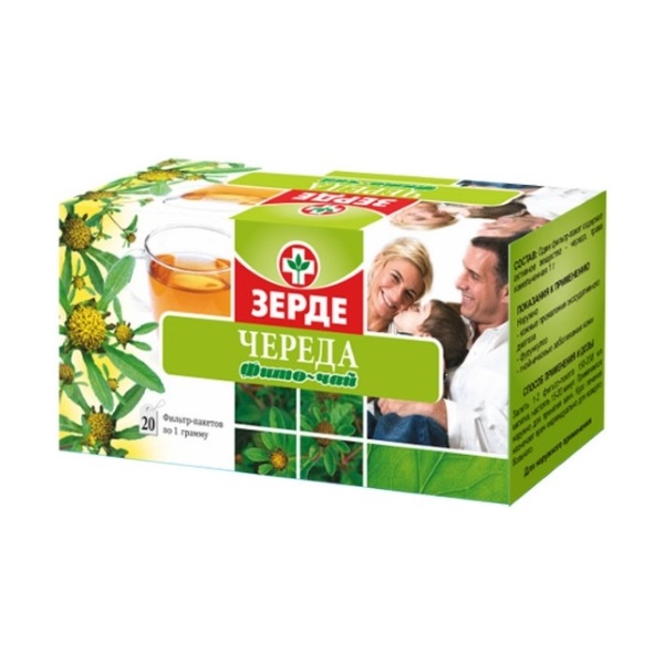 Зерде череды трава
