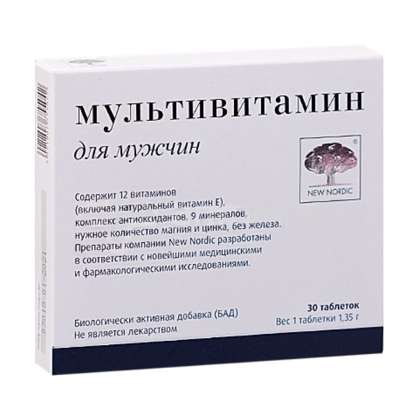 Мультивитамин для мужчин (Multivitamin for men)