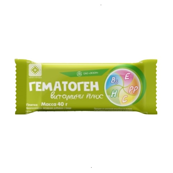 Гематоген витамины плюс