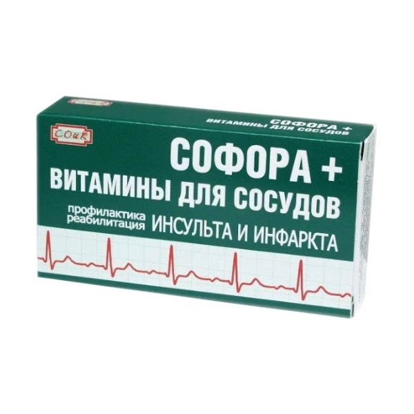 Софора + витамины для сосудов