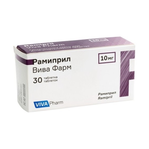Рамиприл вива фарм