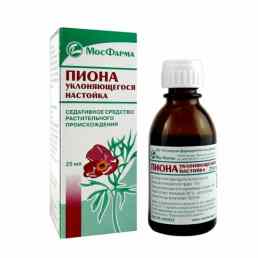 Пиона уклоняющегося настойка