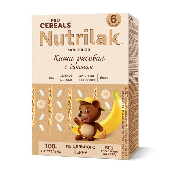Nutrilak Procereals молочная рисовая с бананом