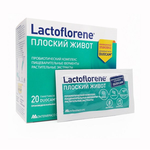 Лактофлорене плоский живот