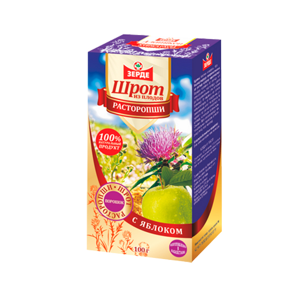 Шрот расторопши с яблоком