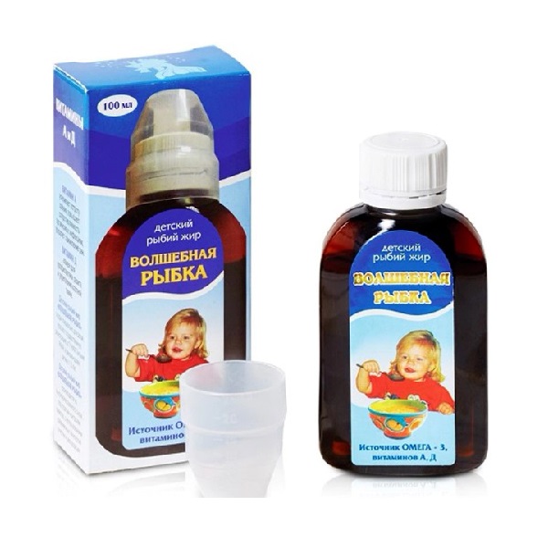 Рыбий жир детский волшебная рыбка