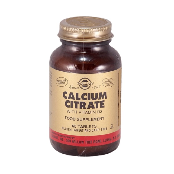 Солгар Цитрат кальция с витамином д3