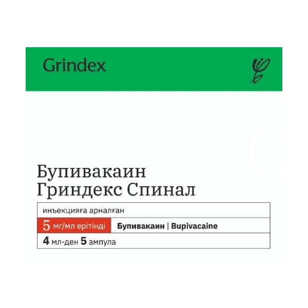 Бупивакаин Гриндекс Спинал