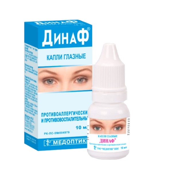 Динаф (капли глазные)