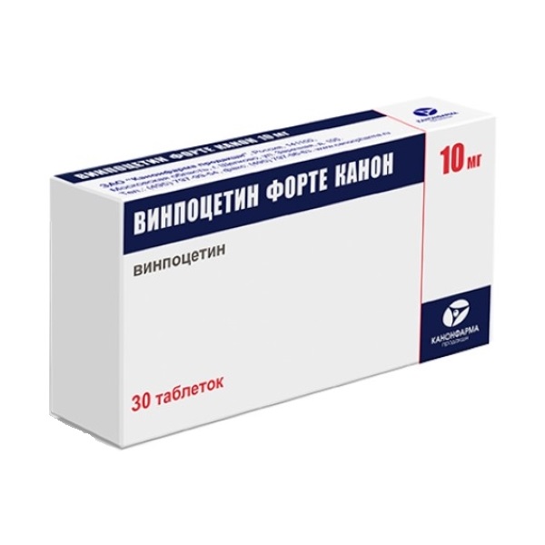 Винпоцетин форте Канон