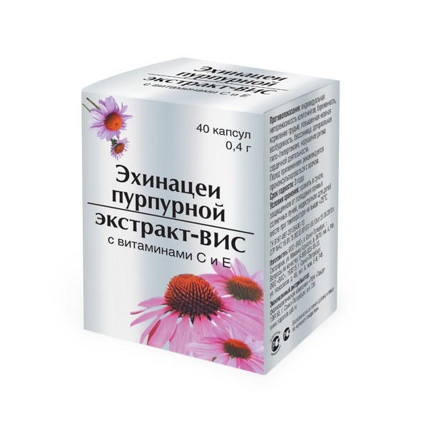 Эхинацеи пурпурной экстракт-вис с витаминами С и Е
