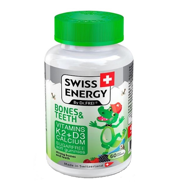 Свисс энерджи кальцевит кидз витамин к2 + д3 + кальций