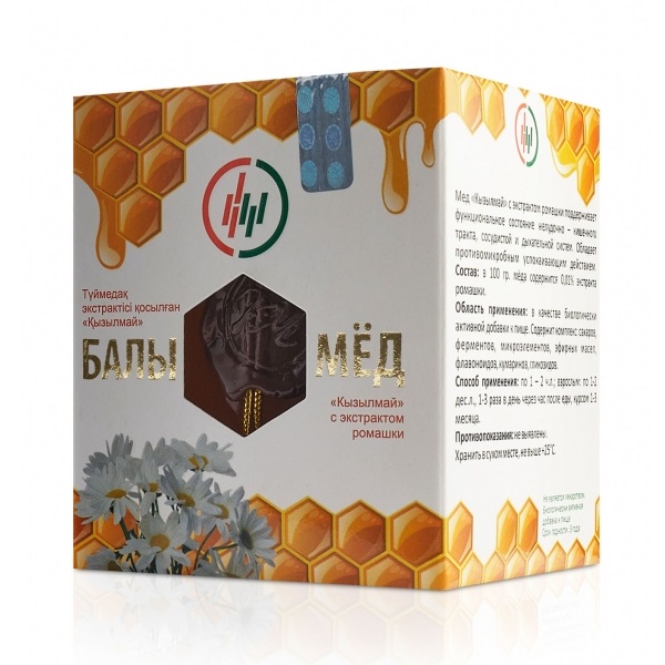 Мед кызылмай с экстрактом ромашки