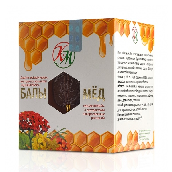 Мед кызылмай с экстрактами лекарственных растений