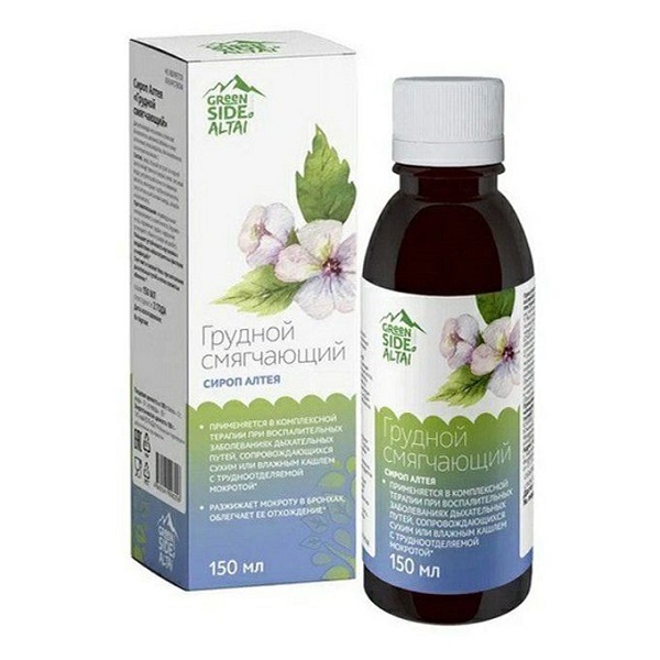 Сироп алтея грудной смягчающий