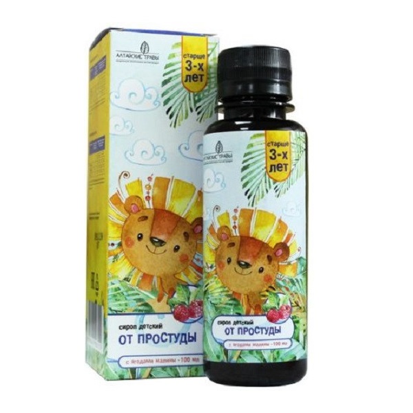 Алтайские травы сироп детский от простуды