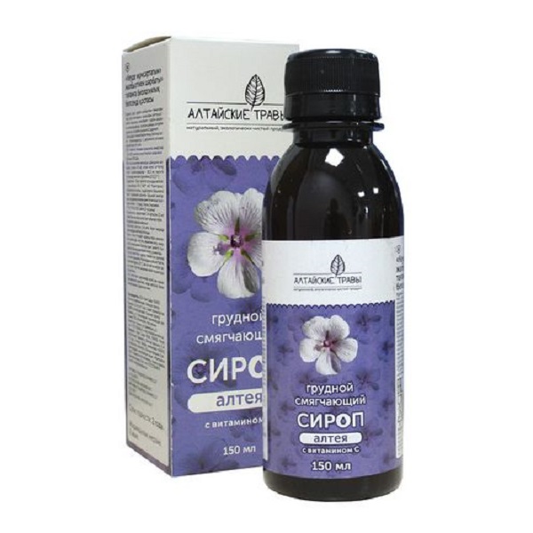 Алтайские травы сироп алтея с витамином с