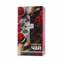 Алтайские травы имбирный чай с малиновым и смородиновым листом