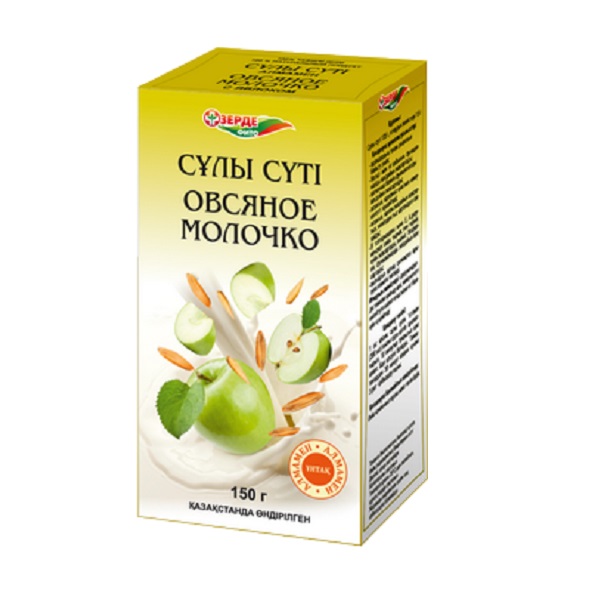 Овсяное молочко с яблоком