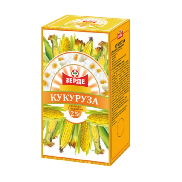 Кукурузы столбики с рыльцами