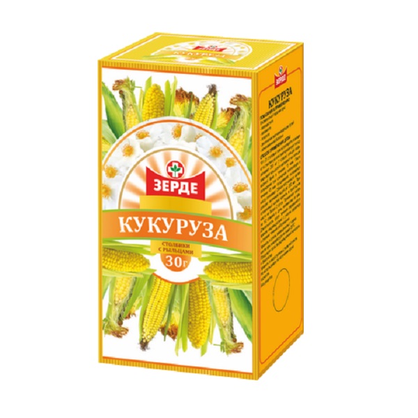 Кукурузы столбики с рыльцами