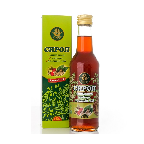 Шиповник имбирь зеленый чай