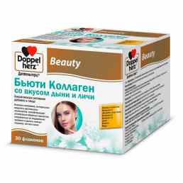 Доппельгерц бьюти коллаген со вкусом дыни и личи