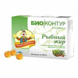 Рыбий жир анис + мята + эвкалипт + укроп