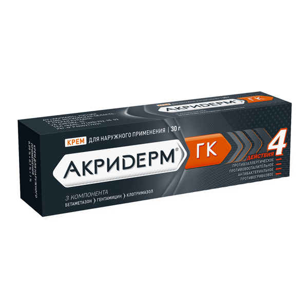 Акридерм гк