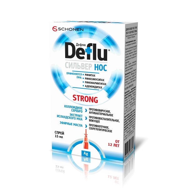 Дефлю сильвер нос стронг