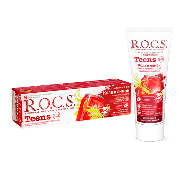 R.O.C.S (Рокс) Teens Кола и лимон