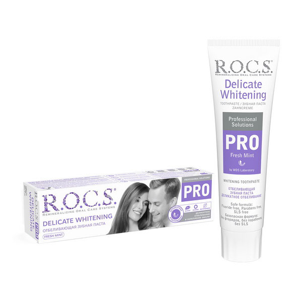 R.O.C.S (Рокс) Pro Delicate Whitening Свежая мята