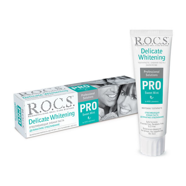 R.O.C.S (Рокс) Pro Delicate Whitening Сладкая мята