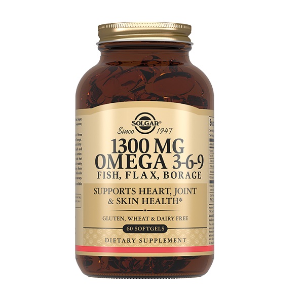 Солгар Комплекс жирных кислот 1300 мг омега 3-6-9